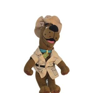 Small Plush Scooby-Doo Outback Safari Jacket Hat Hanna-Barbera Vintage 2002 7"